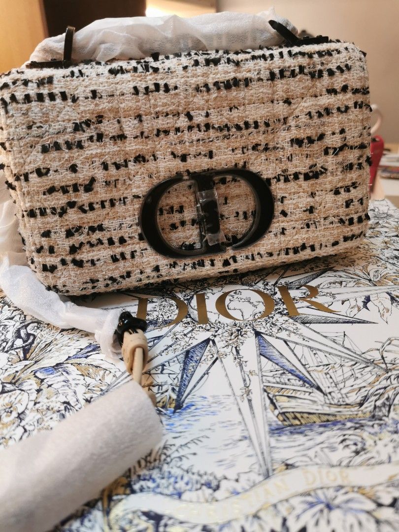 Dior deals tweed bag