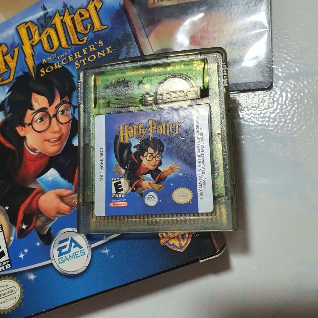 Sorcerer's Stone Gbc Rpg Game Boy Color Harry Potter And The