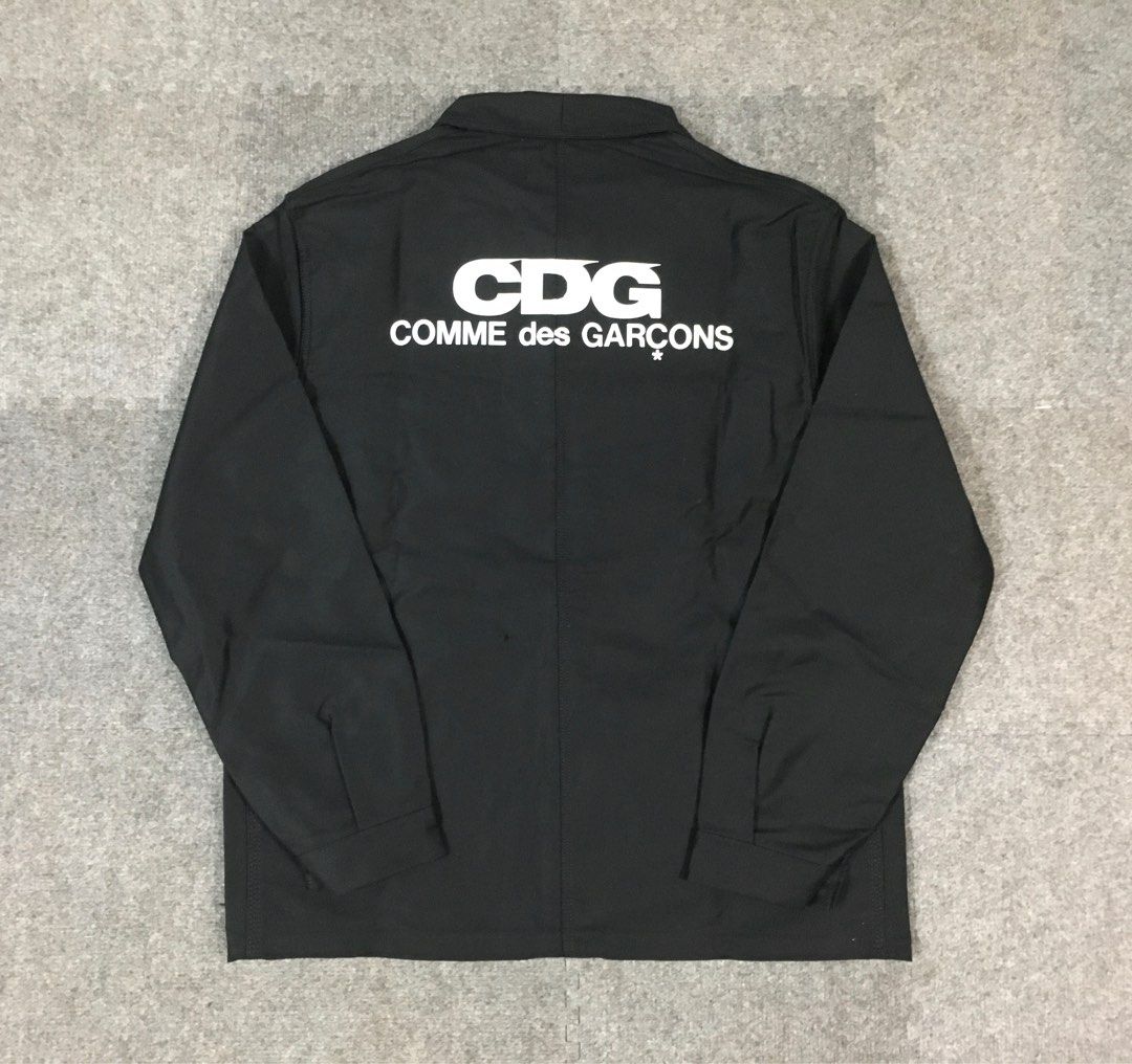 COMME des GARÇONS CDG X LE LABOUREUR BACK LOGO WORK SHOP COAT 