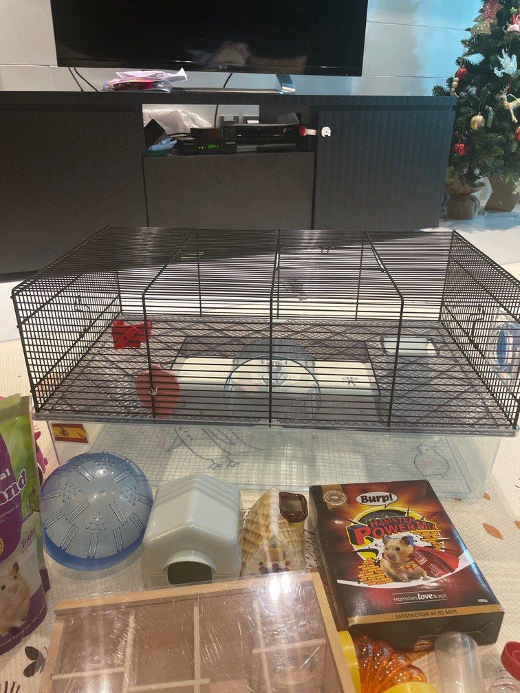 Curated visual reference: Gallery Detail: 2 Hamster Cages And Complete Set Pet Supplies Homes Other