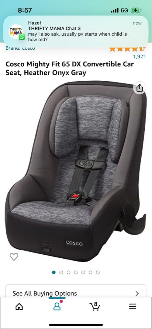 Cosco 65 convertible car seat sales