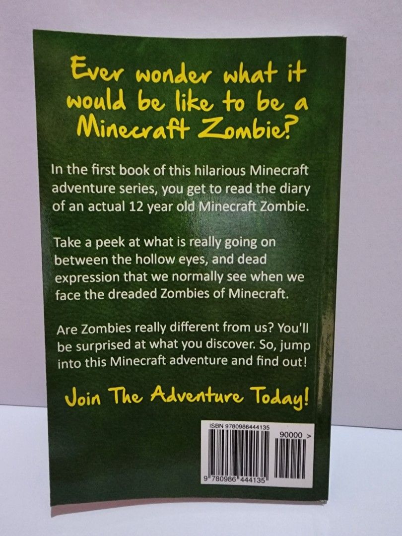 Diary of a Minecraft Zombie - Book 1, Hobbies & Toys, Books & Magazines ...