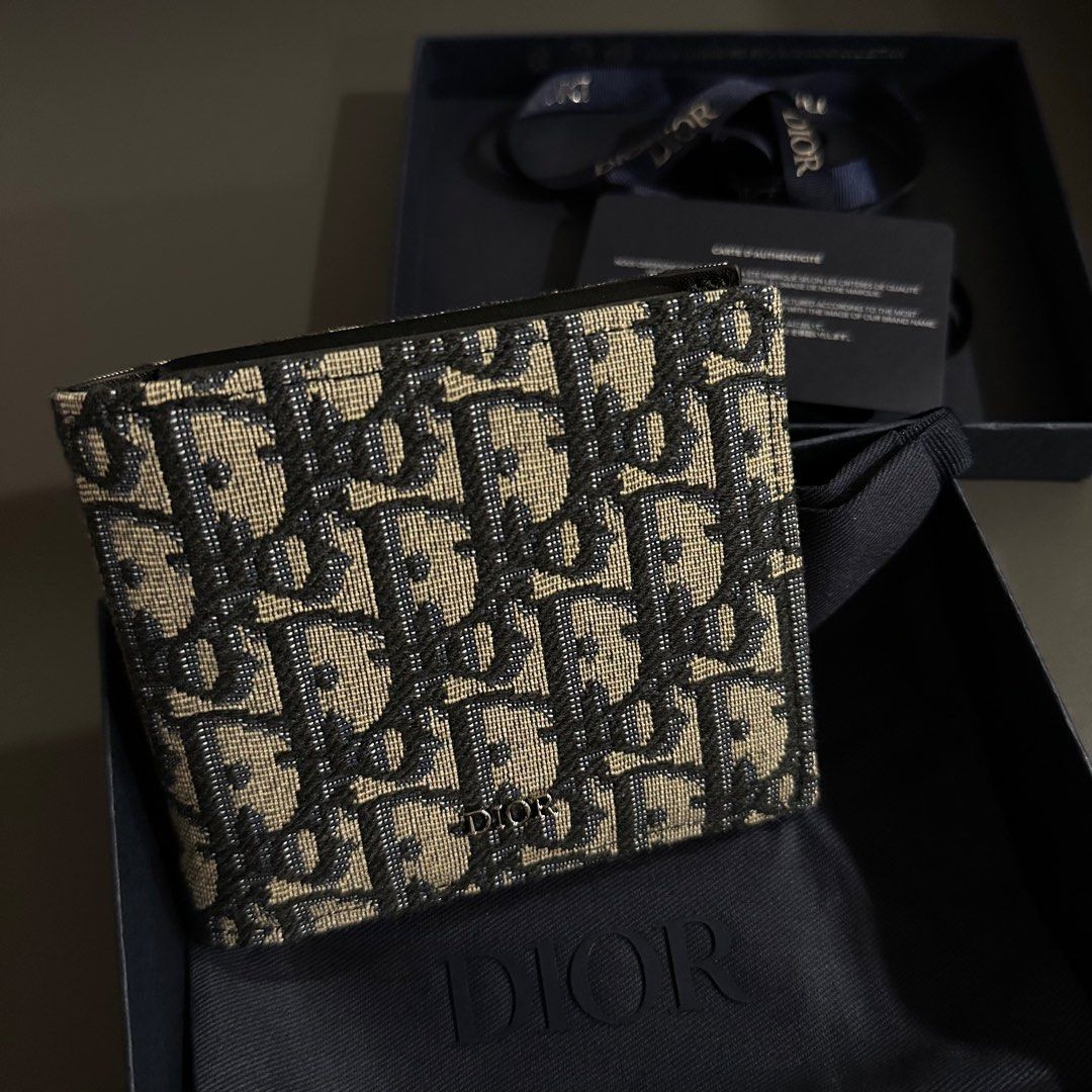 Dior Business Card Holder, Luxury, Bags & Wallets on Carousell