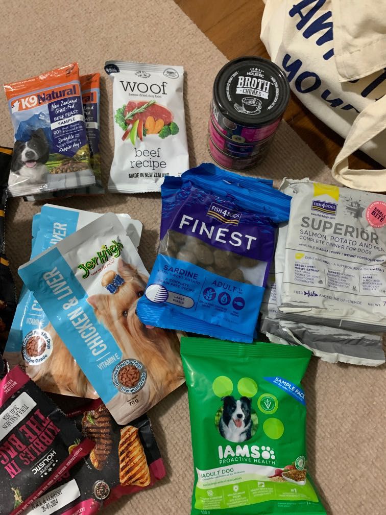 Dog kibbles raw freeze dried adult puppy sample, Pet Supplies, Pet Food