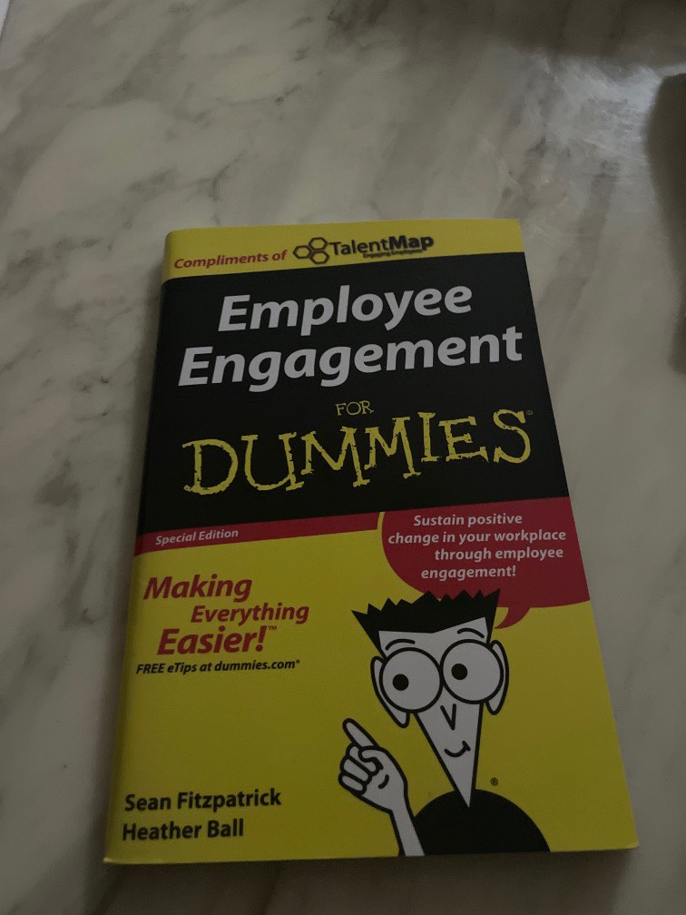 Employee Engagement for dummies, 興趣及遊戲, 書本 & 文具, 小說 & 故事書 Carousell
