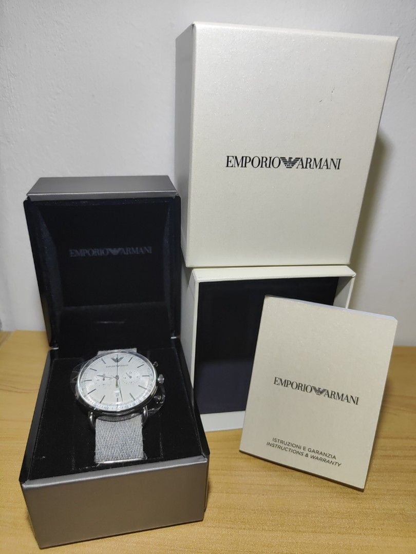 Emporio Armani Chronograph Nato Watch AR11240