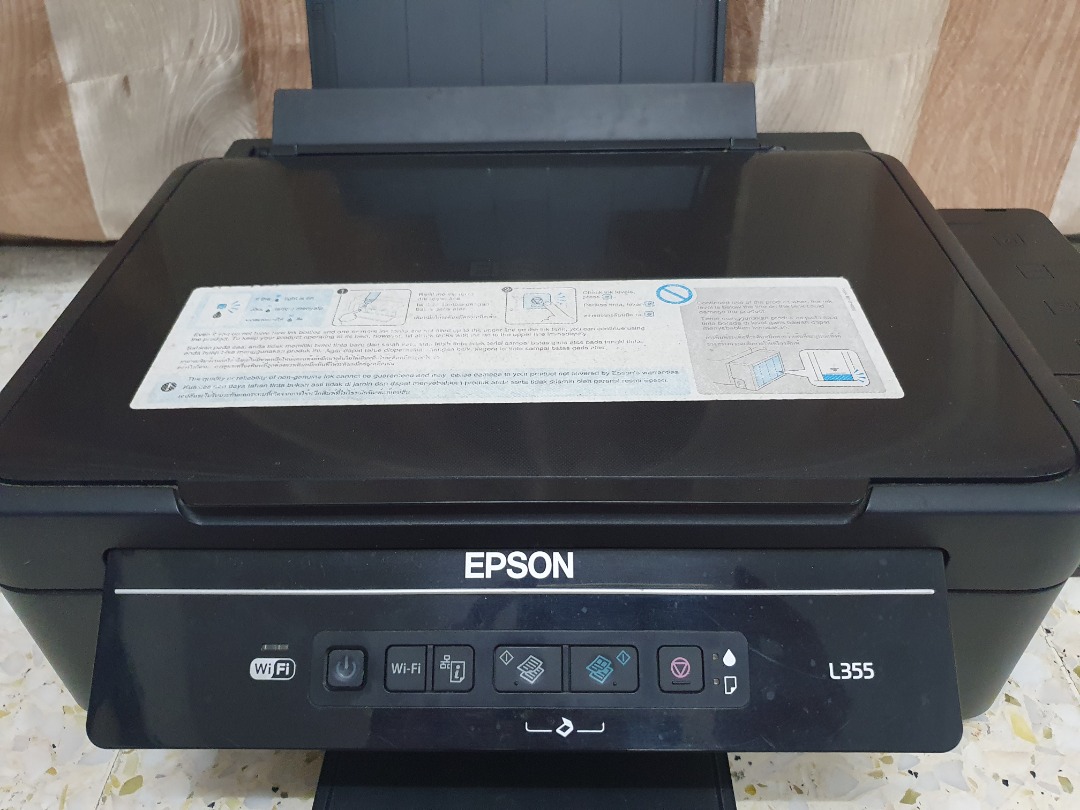 как сделать скан на принтере epson l355