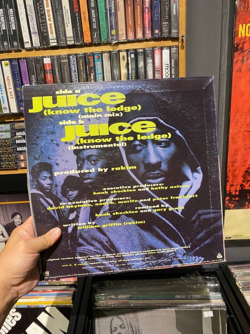 Eric B. & Rakim Juice (Know The Ledge) Vinyl Piring Hitam, Hobbies