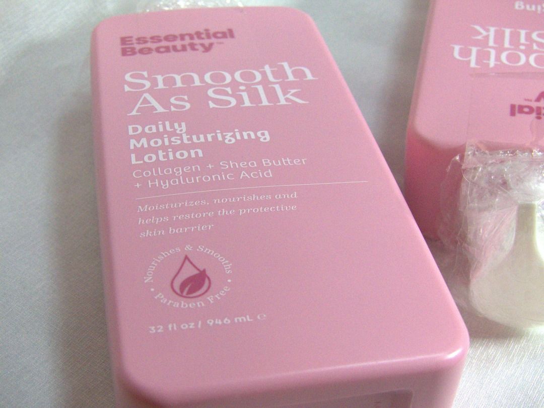 2-Pack) ESSENTIAL BEAUTY ~ SOFT AS SILK Daily Moisturizing Collagen BODY  LOTION