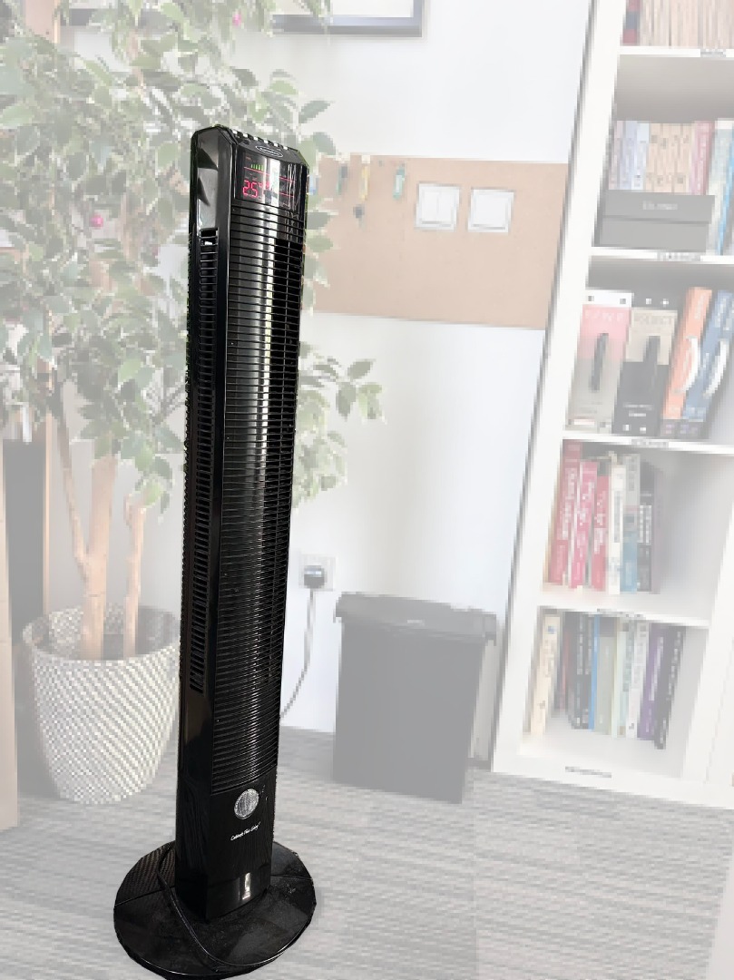 EuropAce 1.1m Tower Fan, Furniture & Home Living, Lighting & Fans, Fans