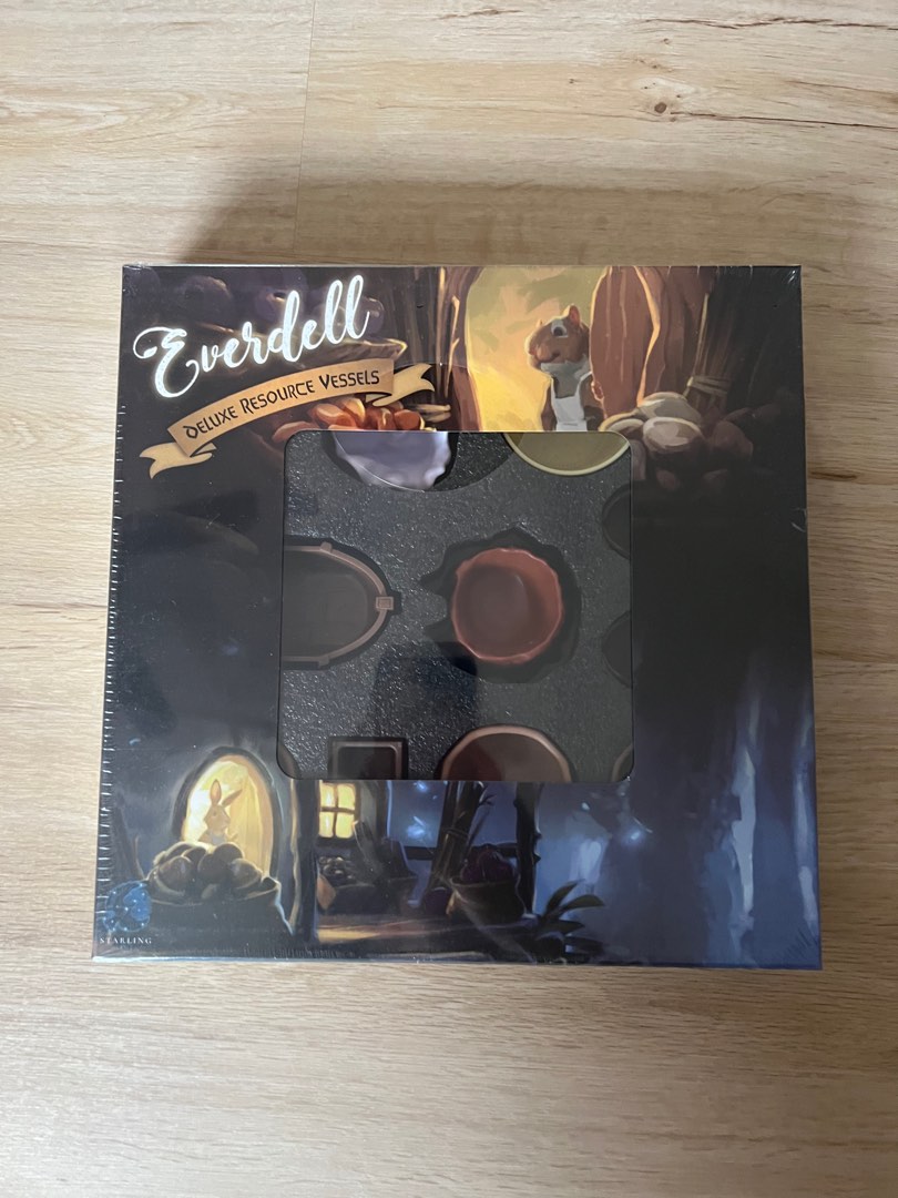 Everdell Complete Collection + Deluxe resource vessels and sleeves