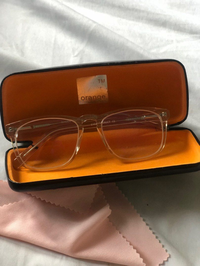 Eyebuydirect Rhode Island 5218135 C4 Clear Eyeglasses FRAME AND CASE WITH MICROFIBER with Anti