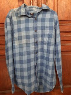 kemeja flanel uniqlo