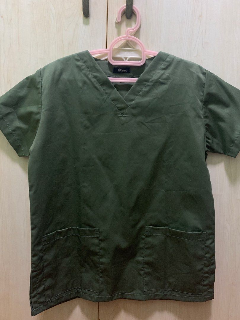 Forest Green Hospital Scrubs, Women's Fashion, Dresses & Sets, Sets or Coordinates on Carousell
