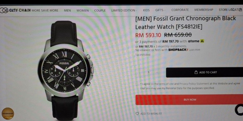 Original Fossil Watch Full Set Men s Fashion Watches