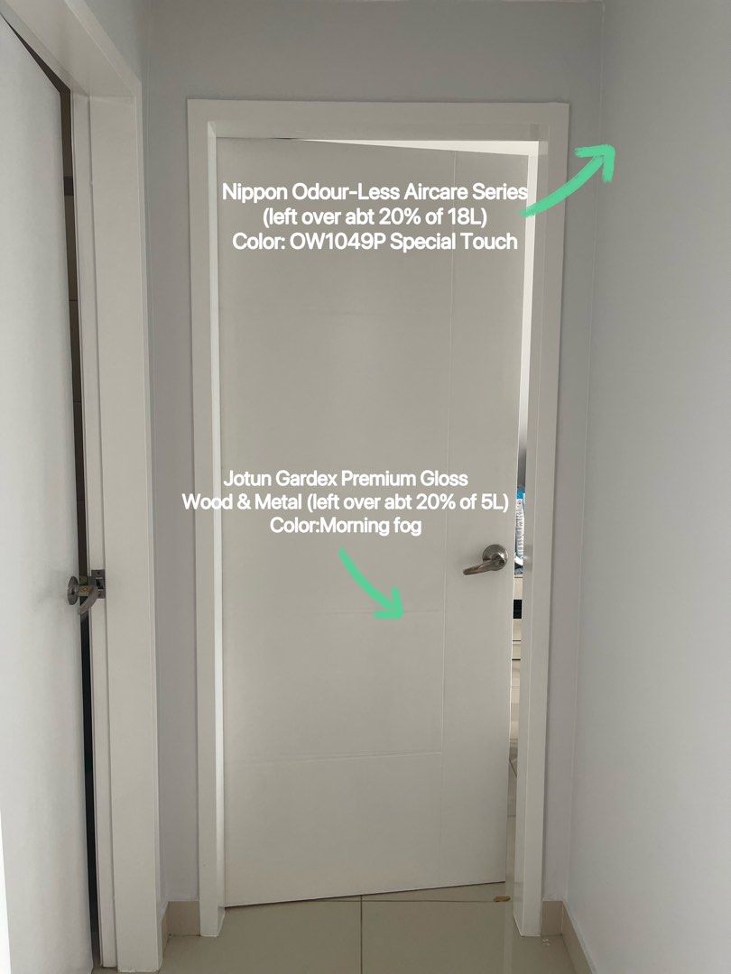 [LEFTOVER] Nippon Odourless Aircare & Jotun Gardex Premium Gloss Paint