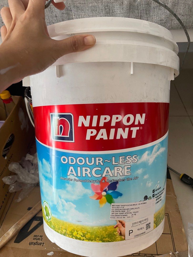 [LEFTOVER] Nippon Odourless Aircare & Jotun Gardex Premium Gloss Paint