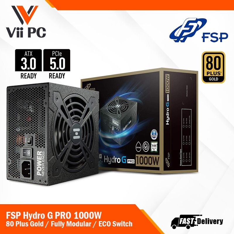 ATX 電源 FSP Hydro G PRO 1000w 80plus GOLD FSP Hydro G Pro 1000W