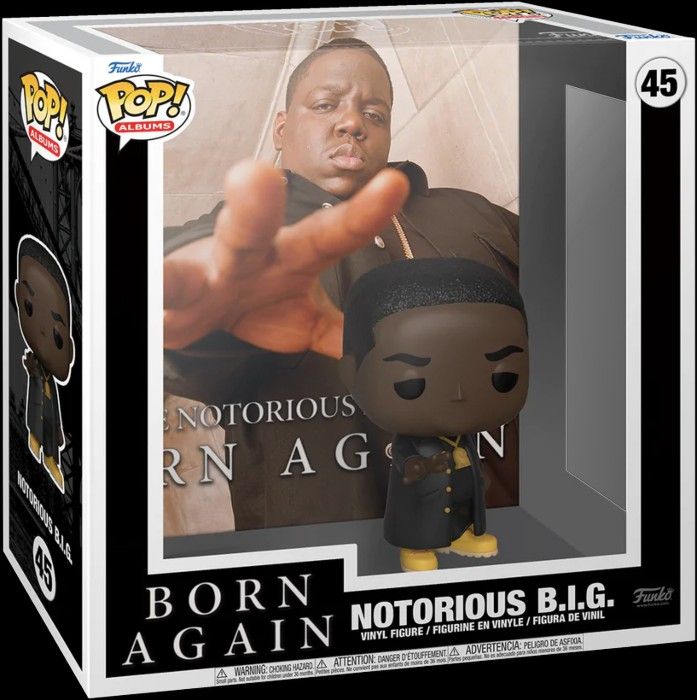 Funko Pop Album Covers Notorious B.I.G. Born Again 45