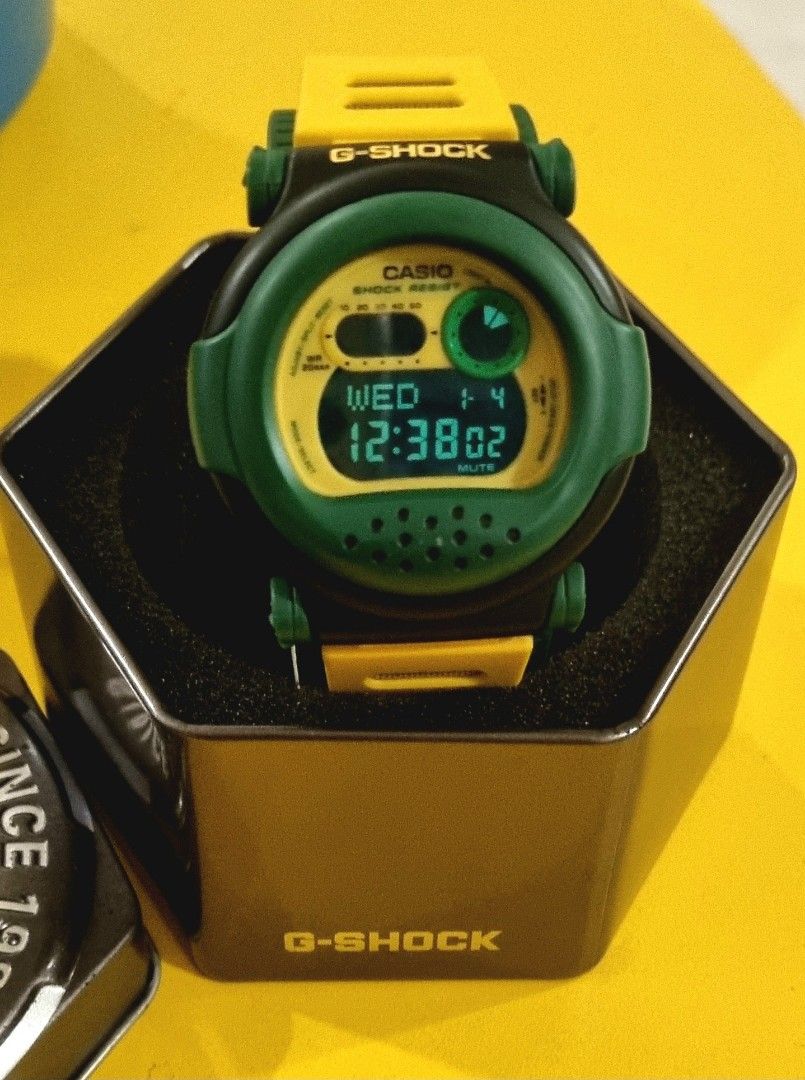 濃いピンク系統 g-shock g-001rf 復刻ジェイソン イエロー グリーン