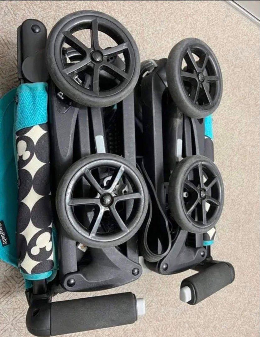 GB Pockit Folding stroller Disney Belle Maison Emerald Green, Babies