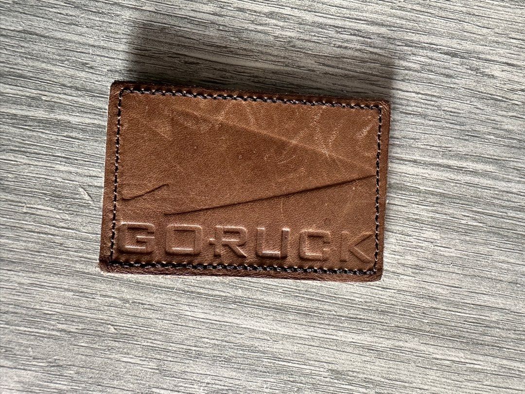 Goruck Leather Patch, Luxury, Bags & Wallets on Carousell