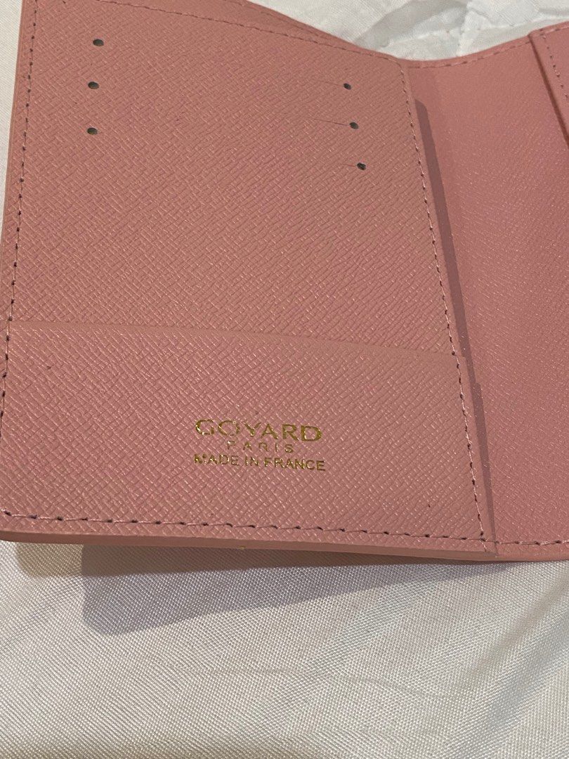 Goyard Passport Cover Pink - PurseValley Factory