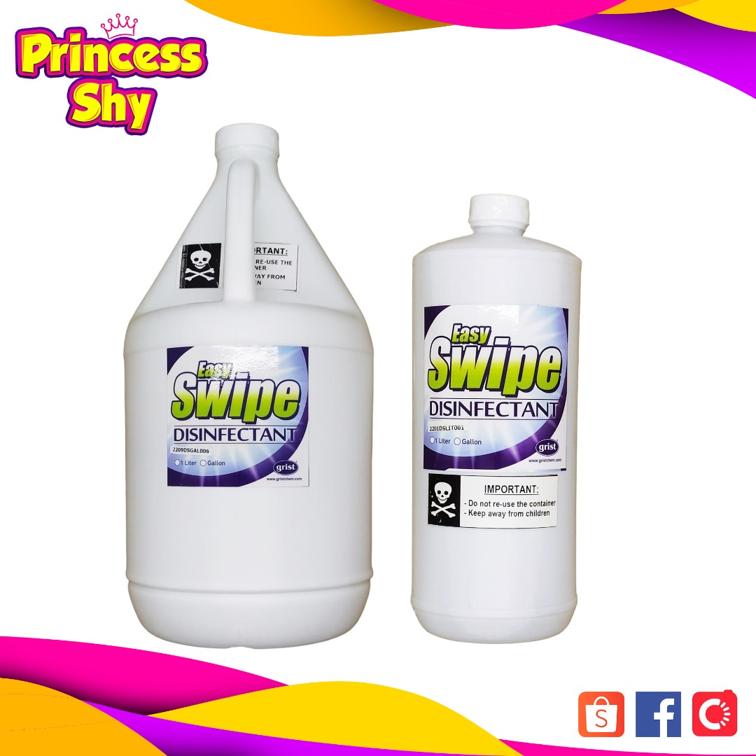 Grist Easy Swipe Disinfectant Liter / Gallon, Furniture & Home Living