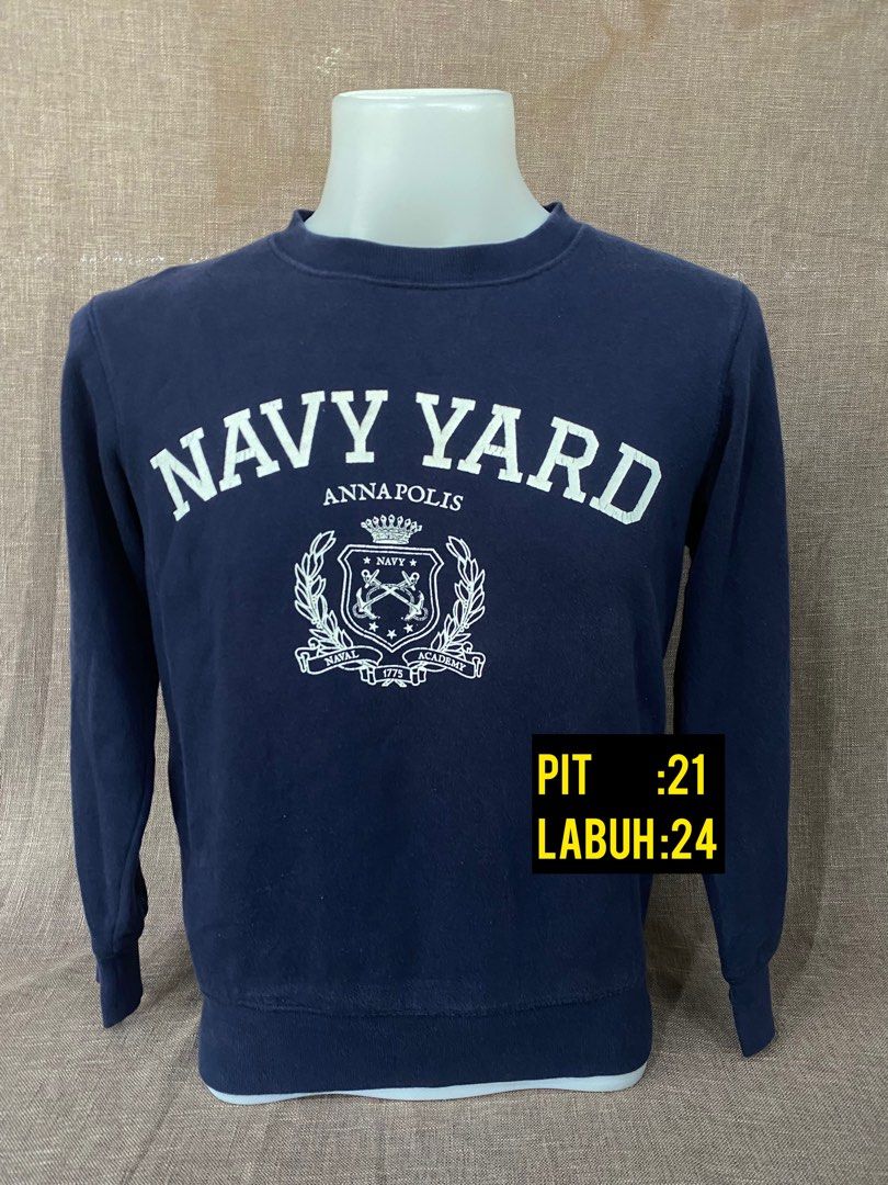 Champion sweater navy yard discount