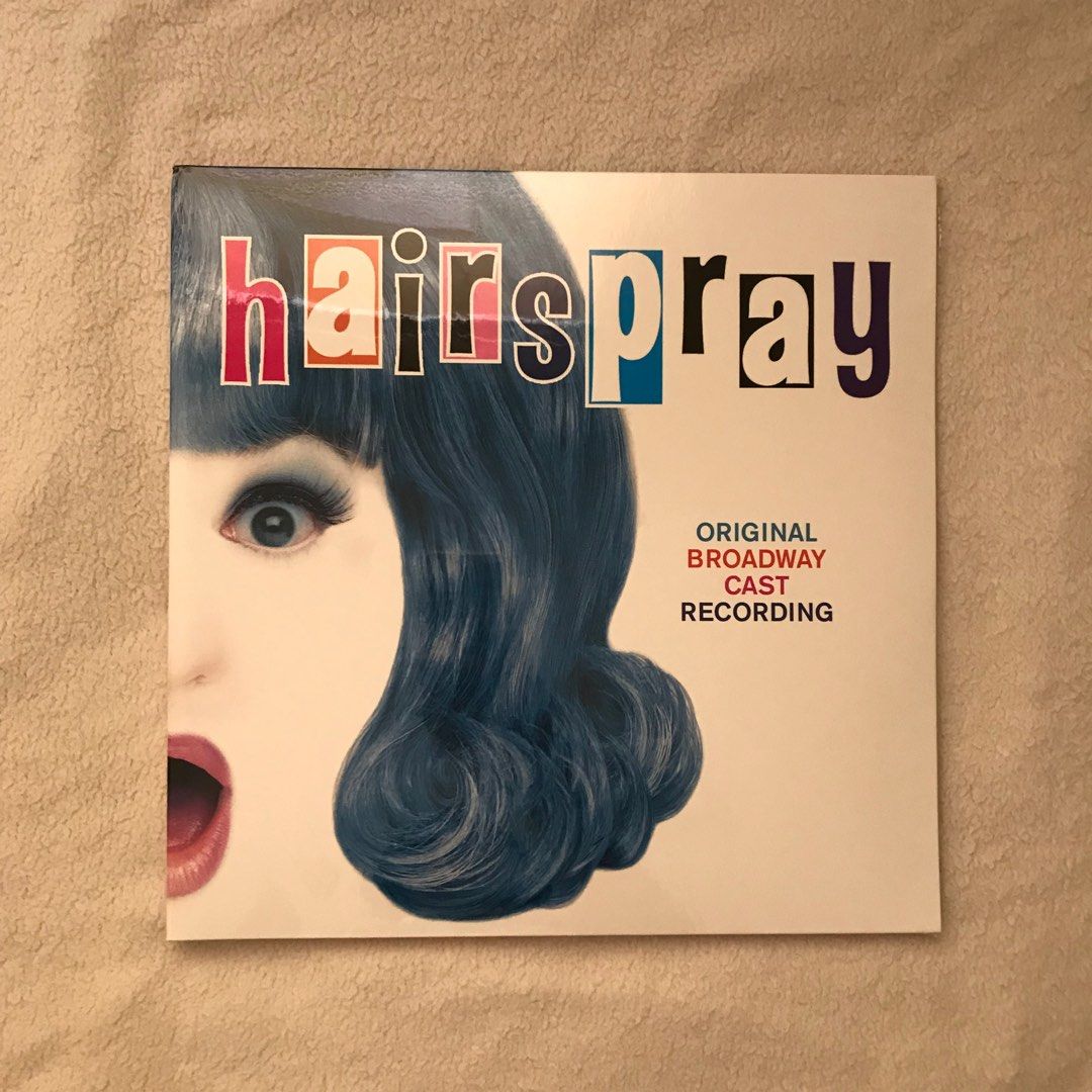 [On Hand] Hairspray Original Broadway Cast Recording Cool Blue Marbled