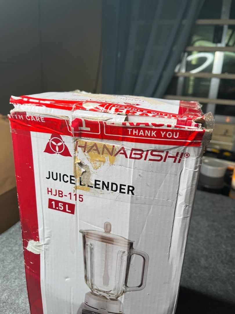 Hanabishi Juice Blender HJB115, TV & Home Appliances, Kitchen
