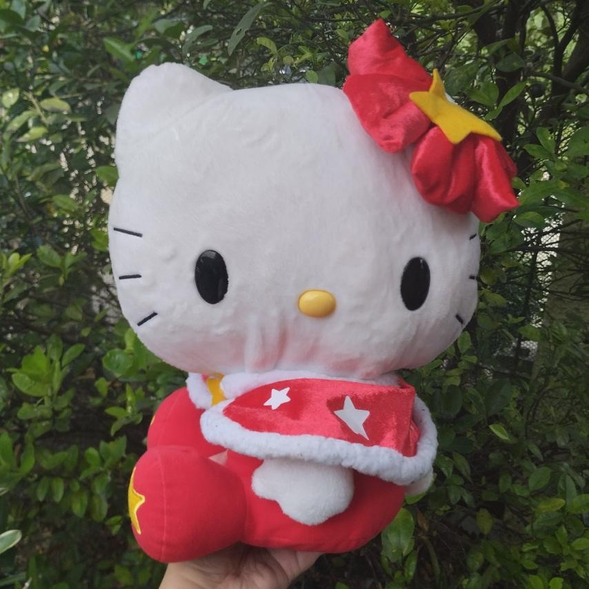 Hello kitty in christmas costume stuffed toy hobbies toys toys