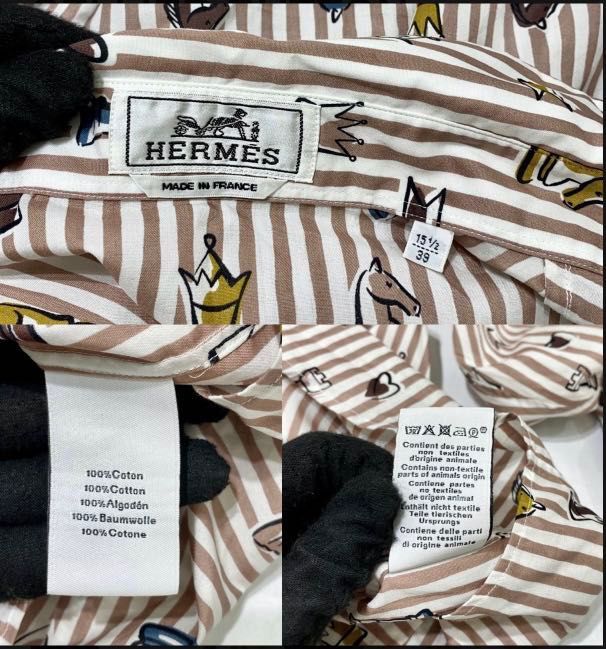 HERMES 22SS プレイグラウンドボクシーシャツ - ファッション