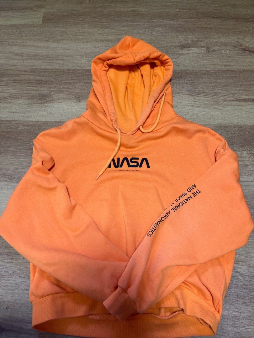 Nasa hoodie orange on sale