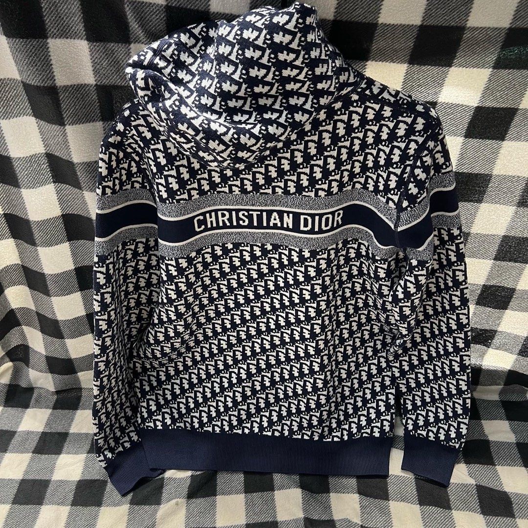 Christian Dior Zip Up Sweater Y2K Christian Dior Vintage Zip