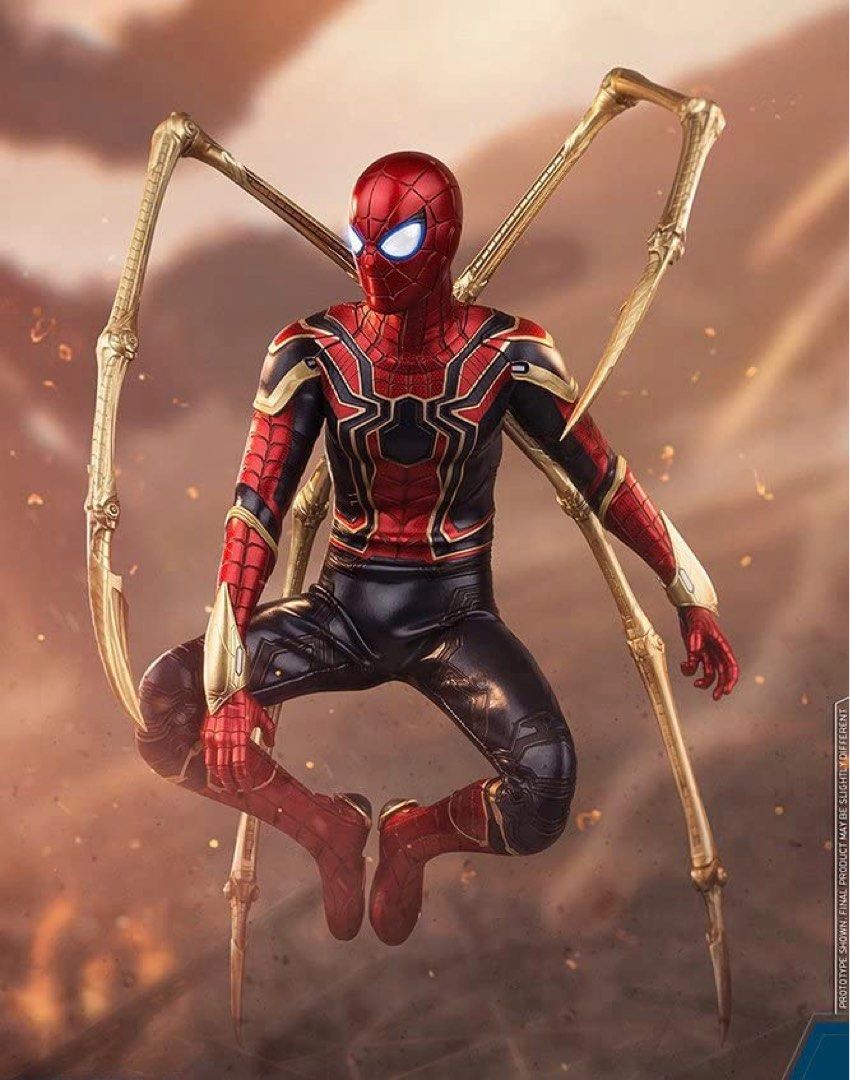 Iron spider action top figure hot toys