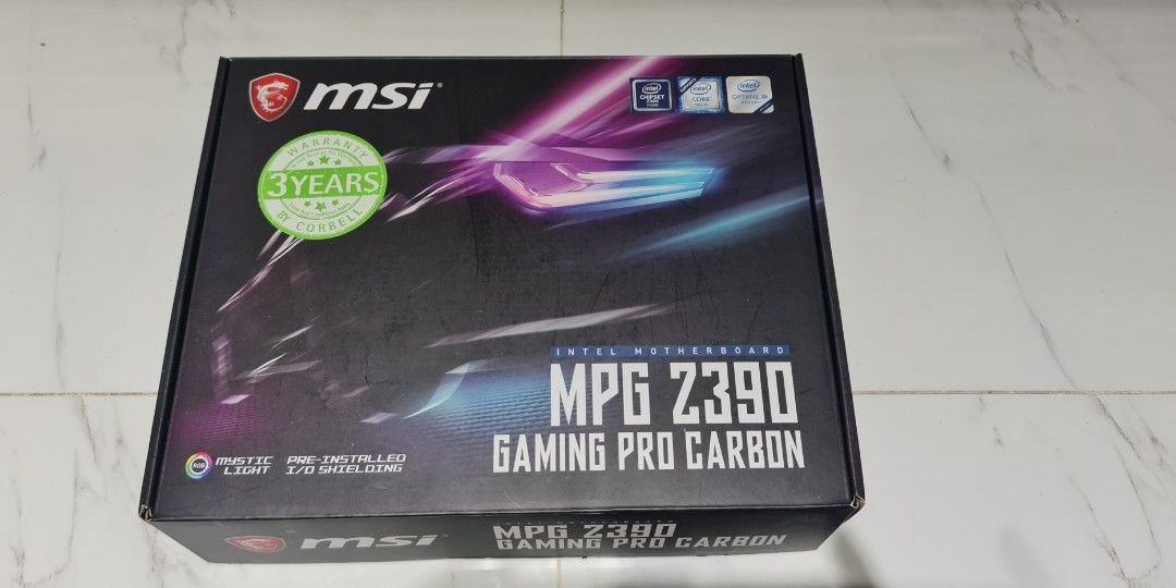 i7-9700k and MSI MPG GAMING PRO CARBON MOBO combo