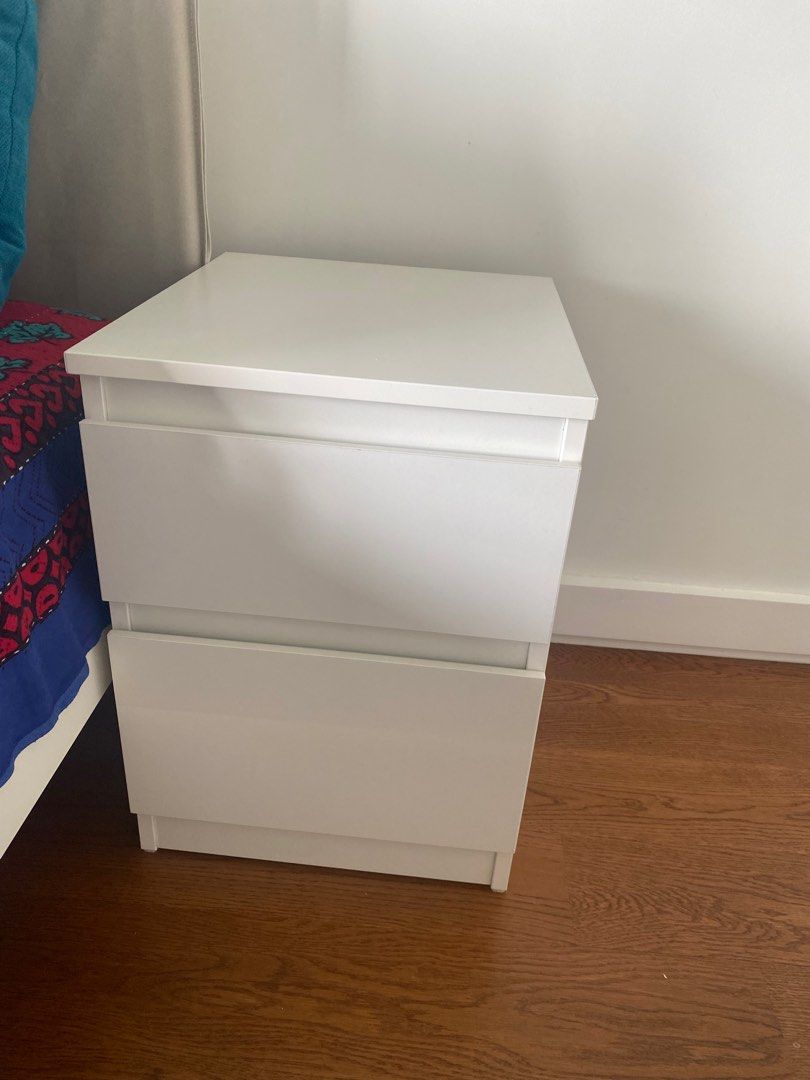 Ikea Bedside Table, Furniture & Home Living, Furniture, Tables & Sets