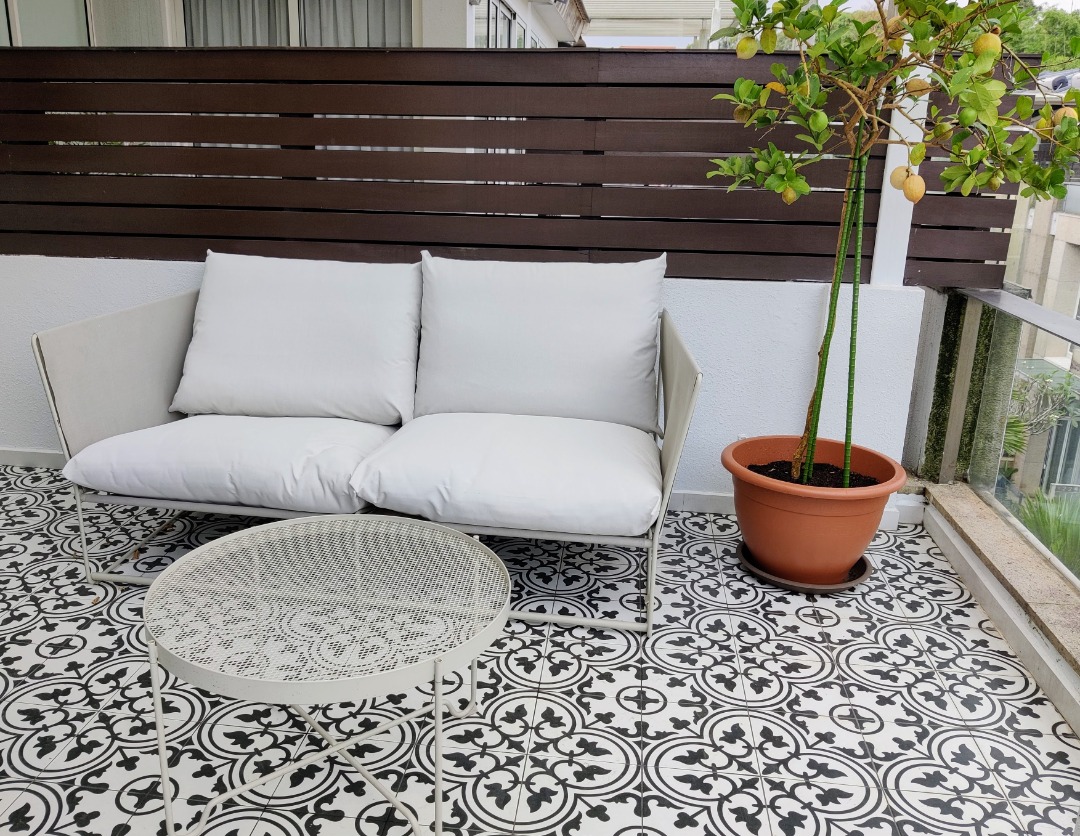 IKEA Havsten outdoor sofa + side table, Furniture & Home Living