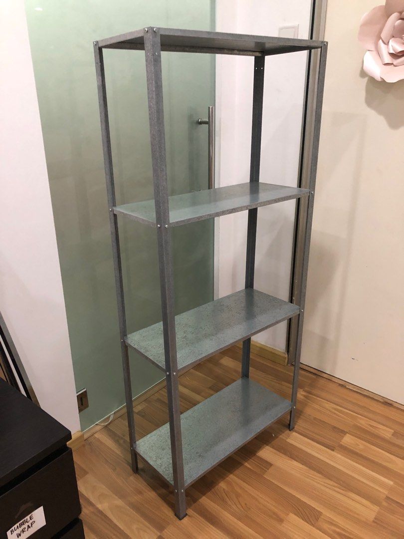 IKEA Hyllis Metal Shelf, Furniture & Home Living, Furniture, Shelves