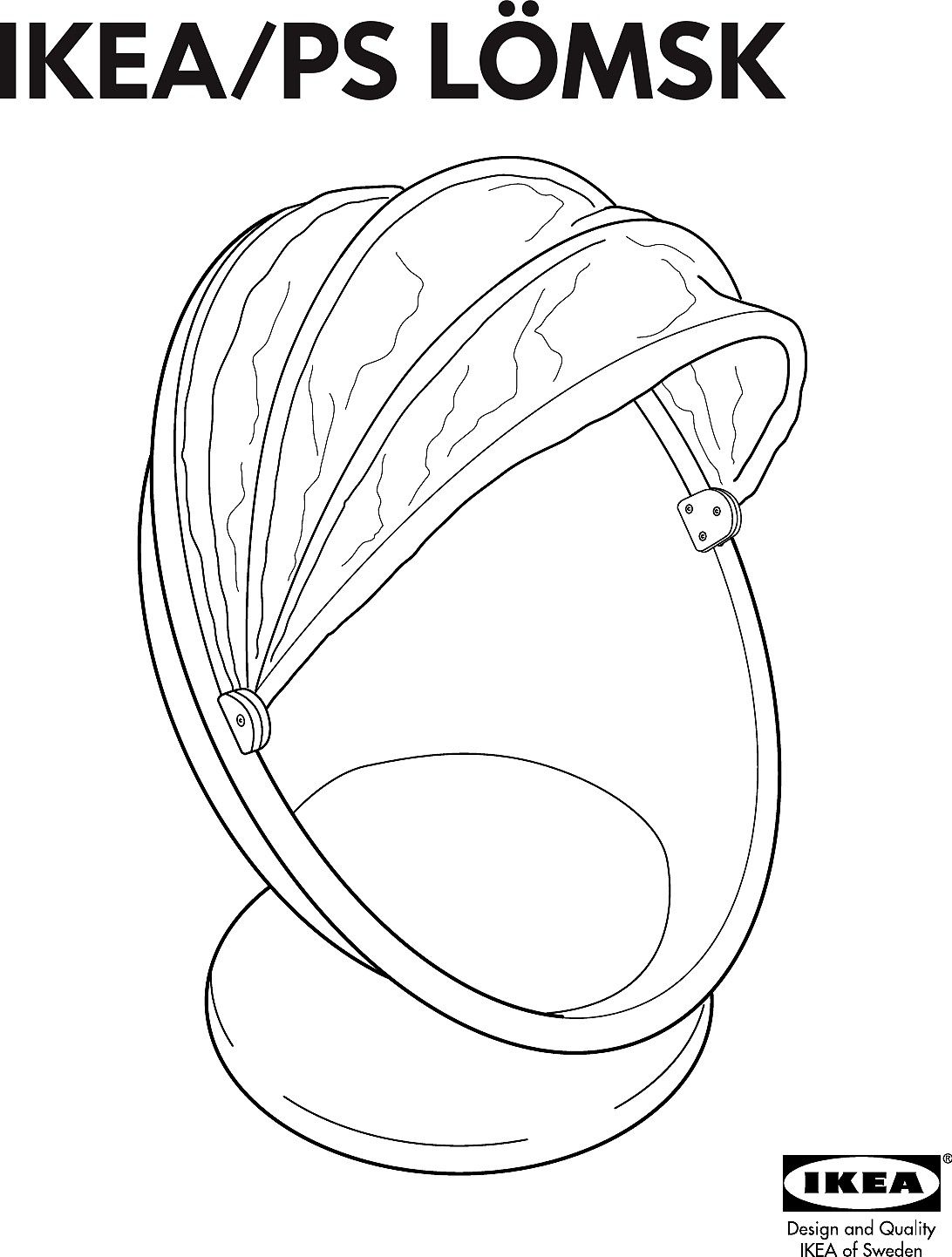 Ikea lomsk swivel chair deals