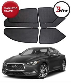 Infiniti Q60 (Premium BRITZ Shades) Customised Magnetic Sunshade