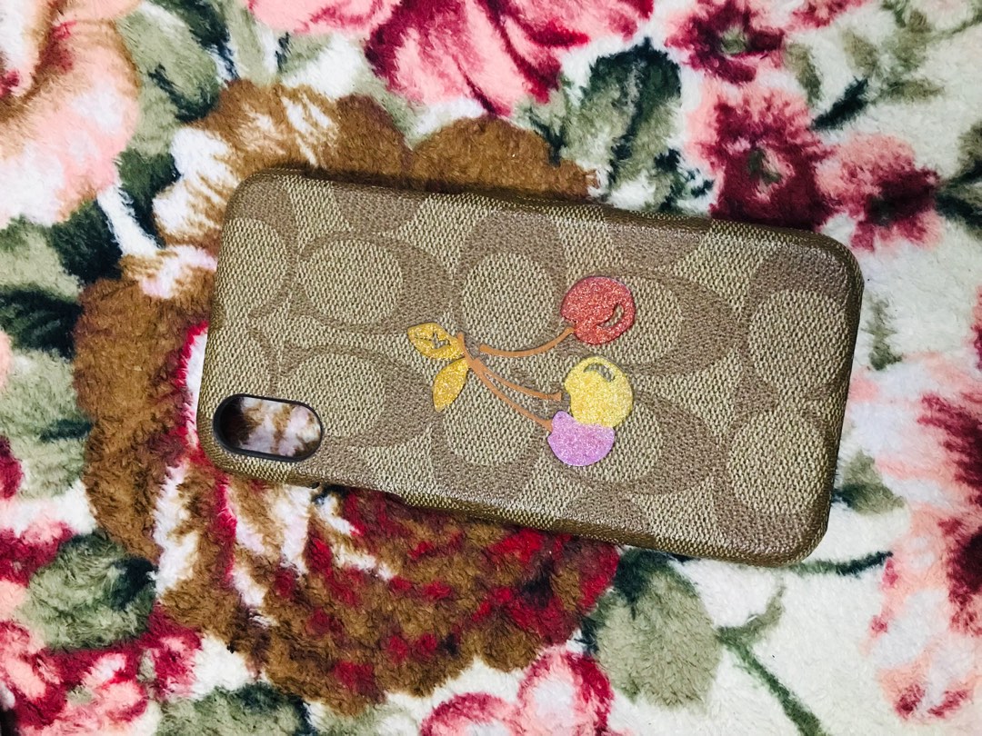 Iphone x top coach wallet case