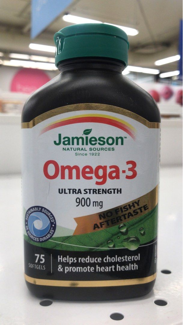 JAMIESON Omega3 900mg, 健康及營養食用品, 健康補充品, 健康補充品 維他命及補充品 Carousell