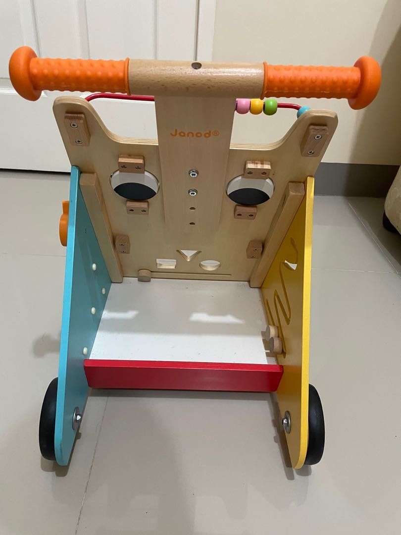 Janod Wooden Push Walker, Babies & Kids, Infant Playtime on Carousell