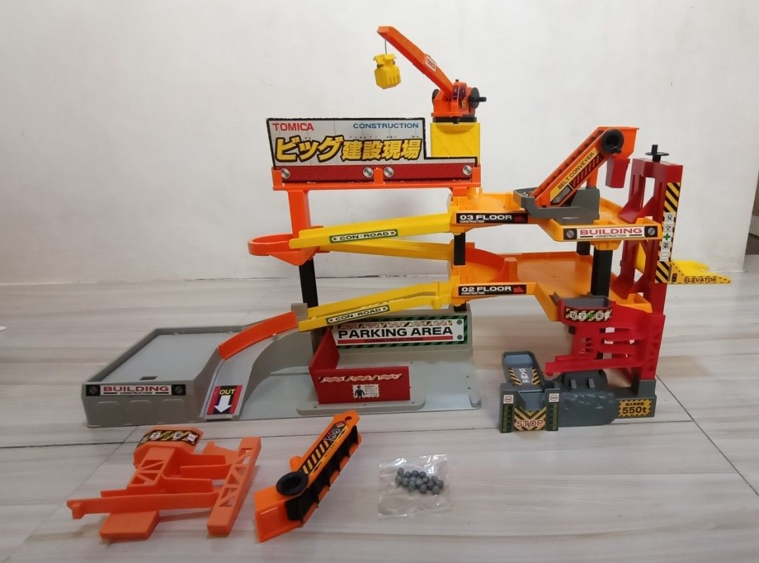 Japan Preloved Tomy Tomica Big Construction Site Toys Hobbies