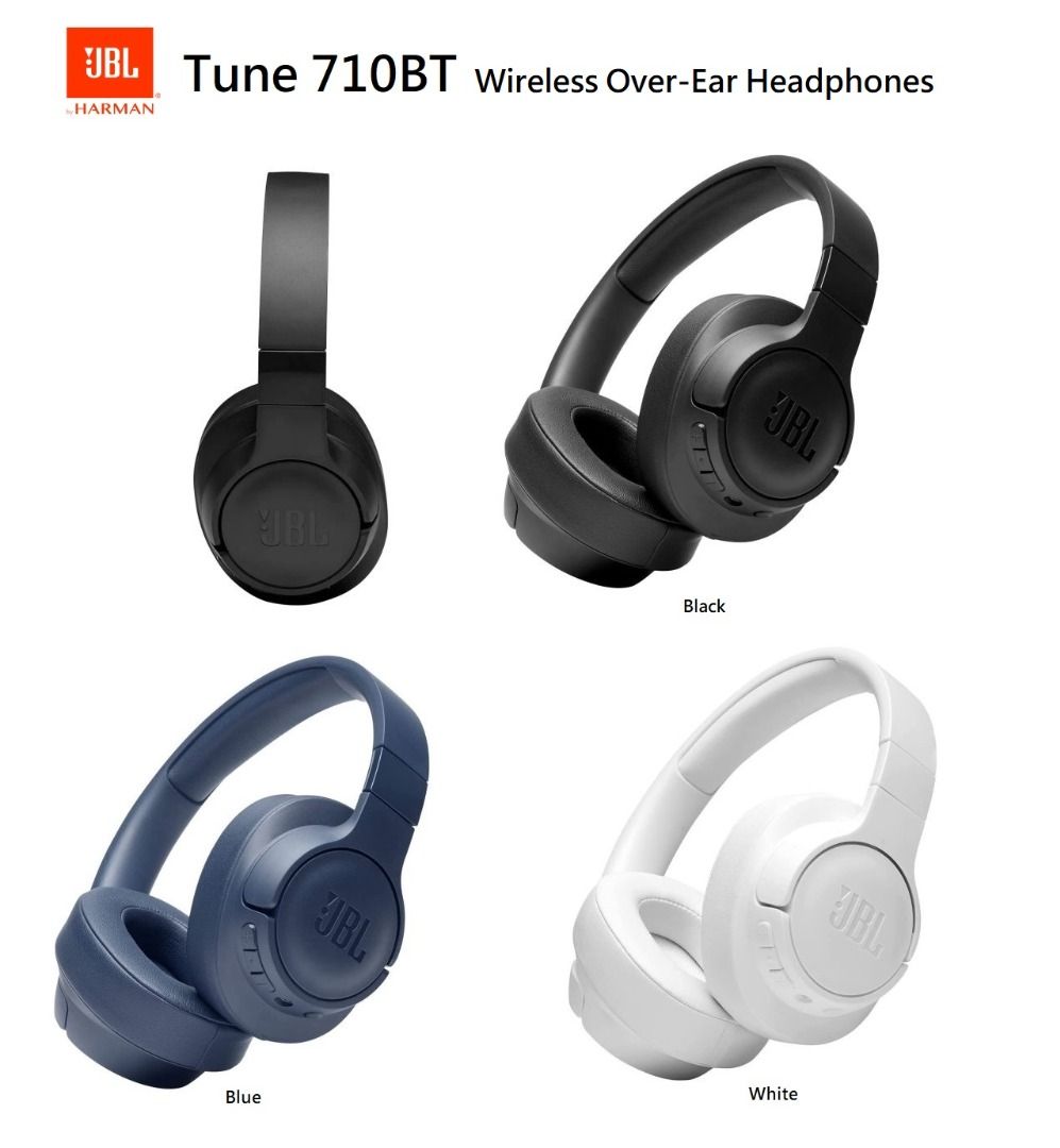 沽清！Out of stock！售罄！)~~JBL Tune 710BT Wireless Over-Ear Headphones  藍牙無線頭戴式耳機，50H Battery，Hands-Free Calls，Portable，100% Brand new水貨!, 音響器材,  頭戴式/罩耳式耳機-