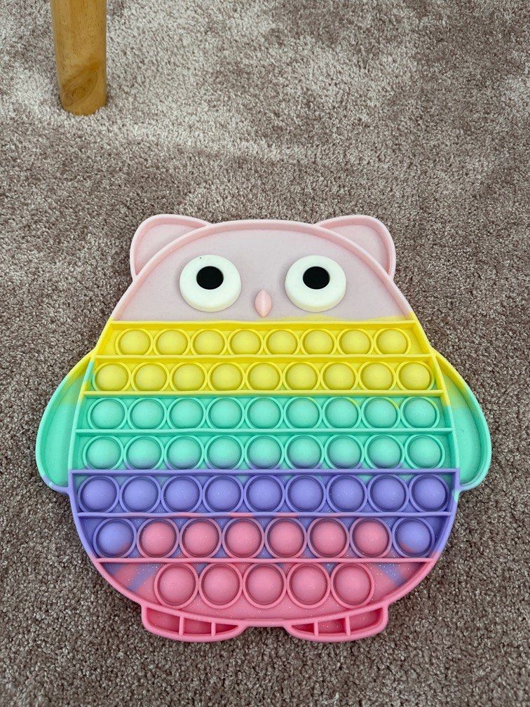 Jumbo owl pop it, Hobbies & Toys, Toys & Games on Carousell