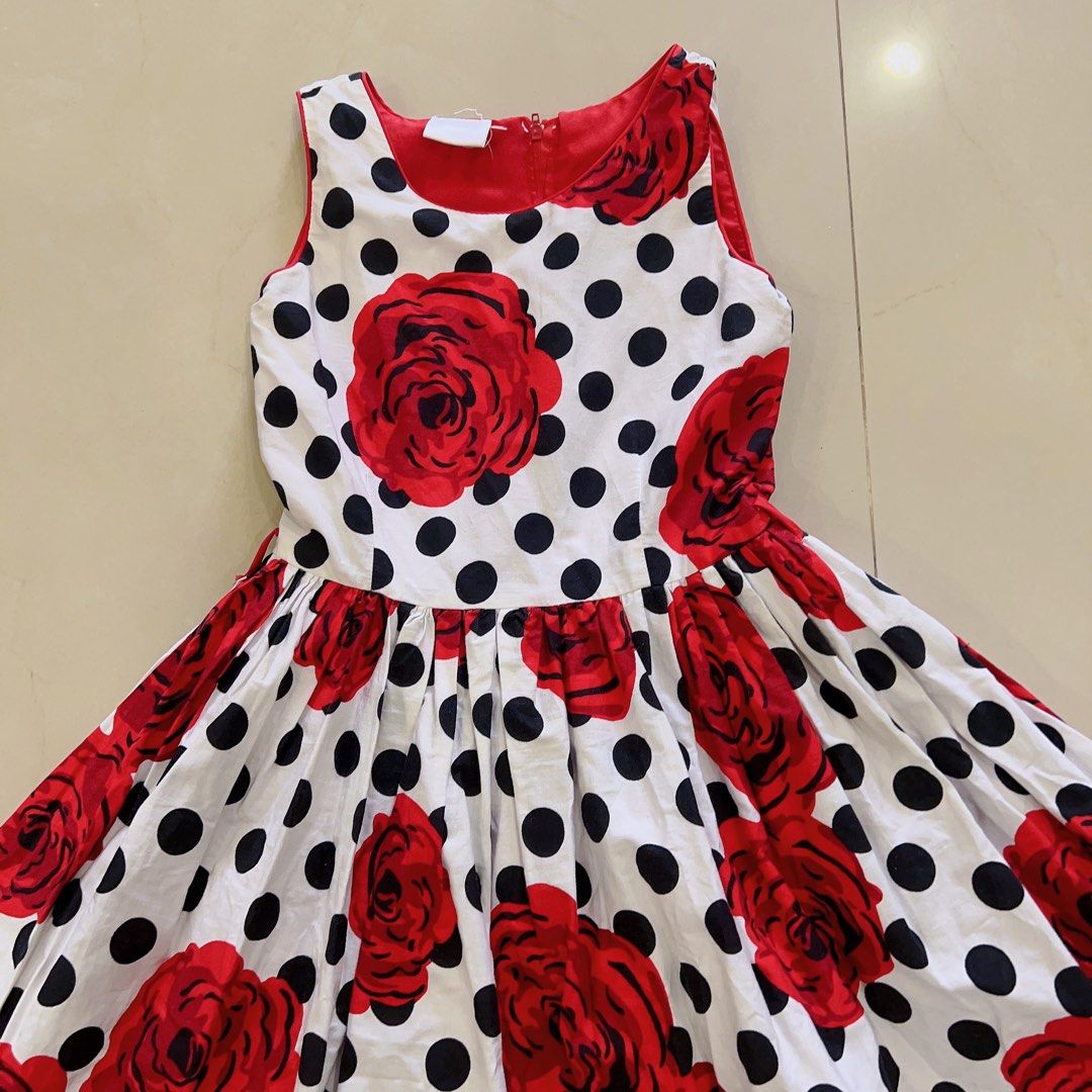 Colorful polka dot dress discount