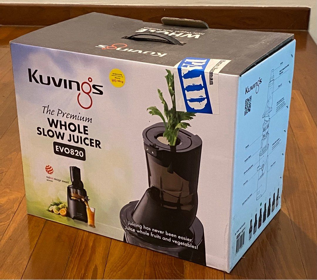 Kuvings slow juicer EVO820, TV & Home Appliances, Kitchen Appliances